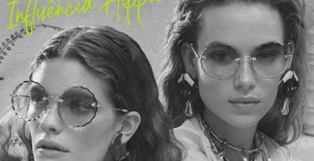 Coleção de Óculos 2022 Influência Hippie