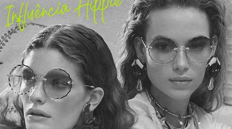Coleção de Óculos 2022 Influência Hippie